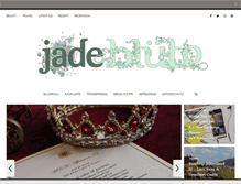 Tablet Screenshot of jadebluete.com